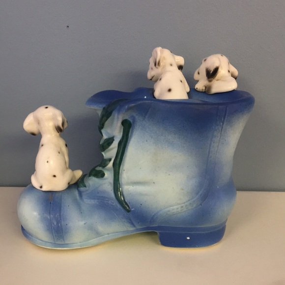 VINTAGE Lipper and Mann 101 Dalmatians Old Shoe Bank- BLUE - Picture 4 of 12